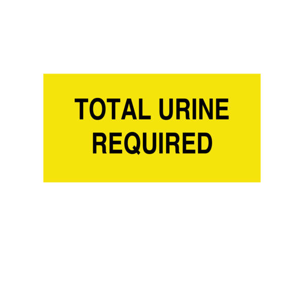 Nevs Printed Chart Tape - Total Urine Required NT-114